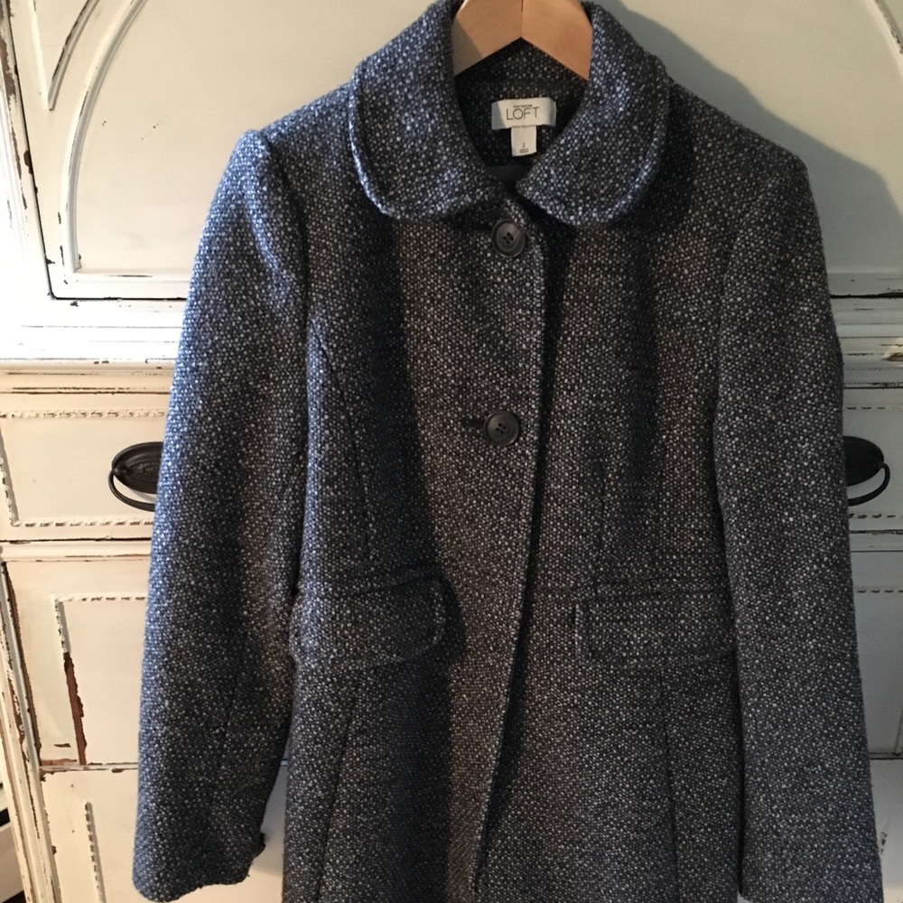 Loft tailored wool coat